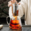 10 Bule de Vidro Resistente ao Calor com Infusor em Aço Inox – Chaleira para Chá