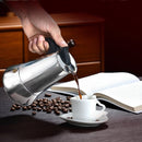Cafeteira Moka Clássica em Aço Inoxidável