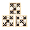 Jogo da Velha Montessori em Madeira – Brinquedo Educativo de Raciocínio para Crianças – Compre 2 Leve 3