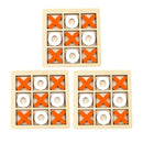 Jogo da Velha Montessori em Madeira – Brinquedo Educativo de Raciocínio para Crianças – Compre 2 Leve 3