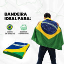 Bandeira do Brasil 150x90 Grande Copa do Mundo Jogos Seleção Torcida Resistente Premium