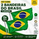 Bandeira do Brasil 150x90 Grande Copa do Mundo Jogos Seleção Torcida Resistente Premium